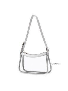 Clear Stadium Approved Women's Transparent Handbag Small Purse PVC